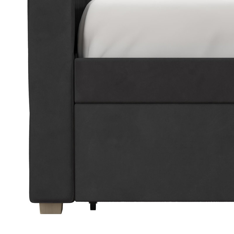 CosmoLiving by Cosmopolitan Nolita Upholstered Daybed with Trundle
